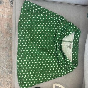 Green Reformation Floral Skirt